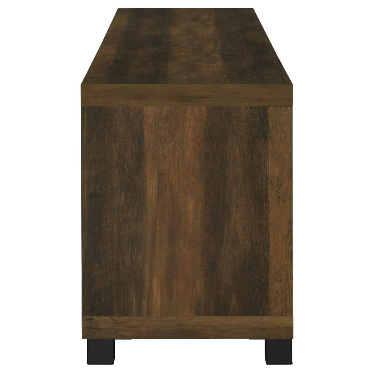 736293 Sachin 4-door Engineered Wood 79-inch TV Stand Dark Pine