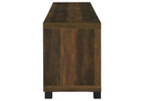 736293 Sachin 4-door Engineered Wood 79-inch TV Stand Dark Pine