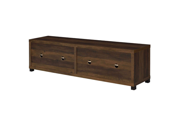 736293 Sachin 4-door Engineered Wood 79-inch TV Stand Dark Pine