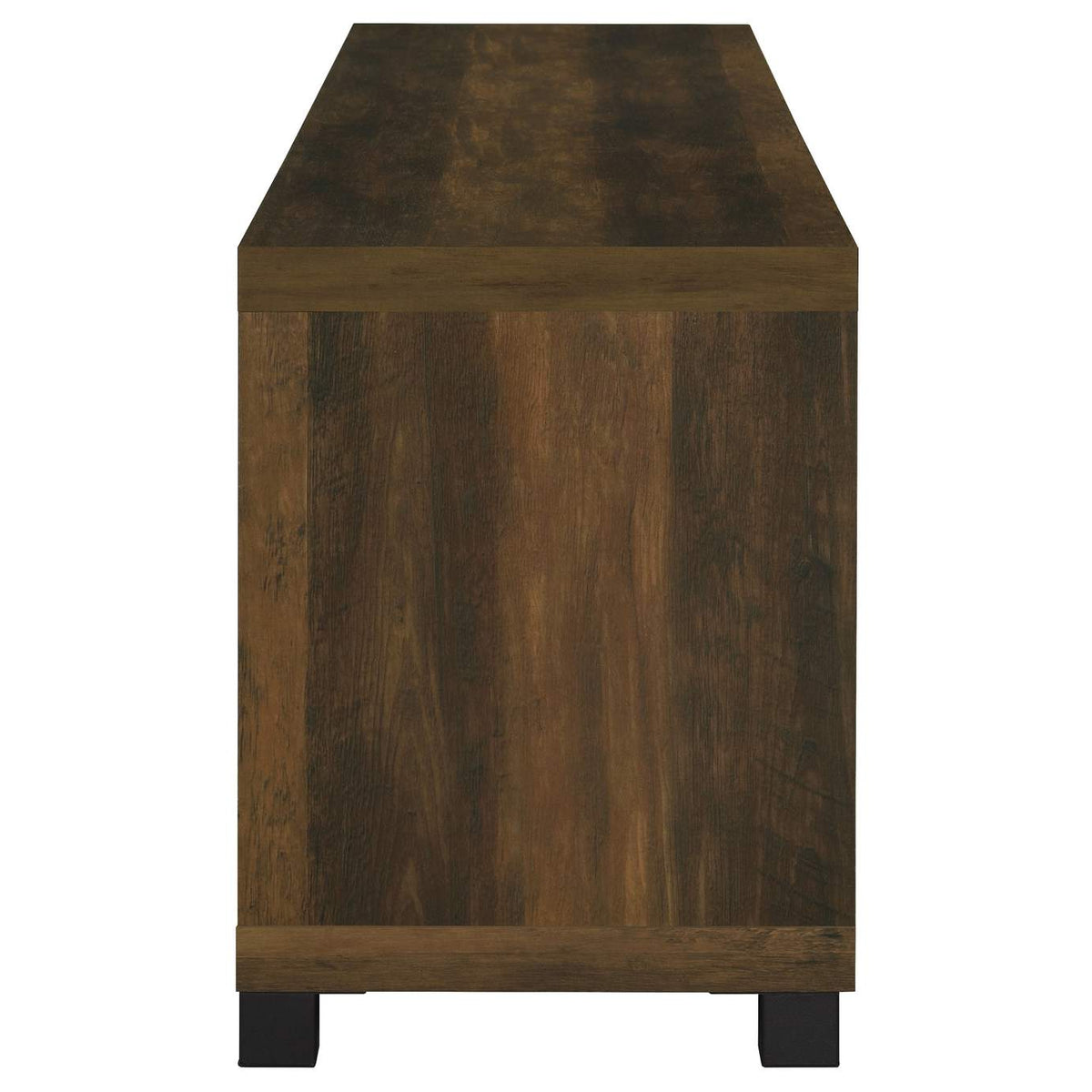 736293 Sachin 4-door Engineered Wood 79-inch TV Stand Dark Pine
