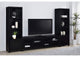 736303-SET Sachin 3-piece Entertainment Center 79-inch TV Stand Black