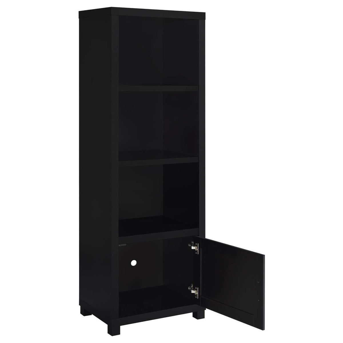 736303-SET Sachin 3-piece Entertainment Center 79-inch TV Stand Black
