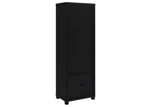736303-SET Sachin 3-piece Entertainment Center 79-inch TV Stand Black