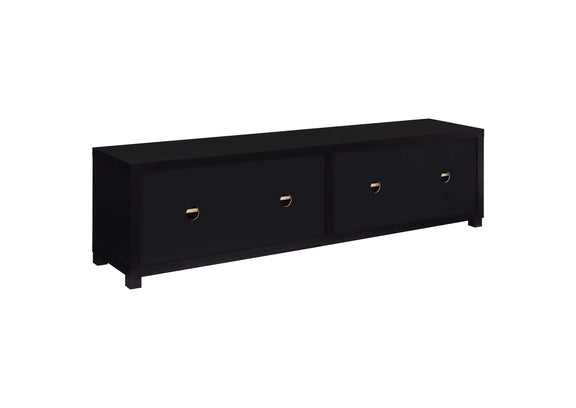 736303-SET Sachin 3-piece Entertainment Center 79-inch TV Stand Black