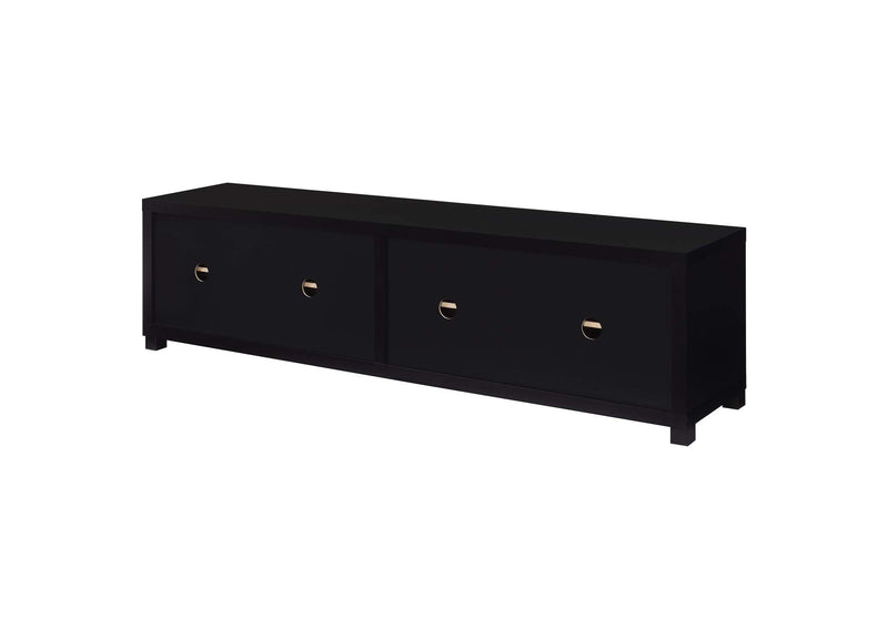 736303-SET Sachin 3-piece Entertainment Center 79-inch TV Stand Black
