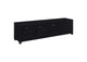 736303 Jupiter 4-door Engineered Wood 79-inch TV Stand Black