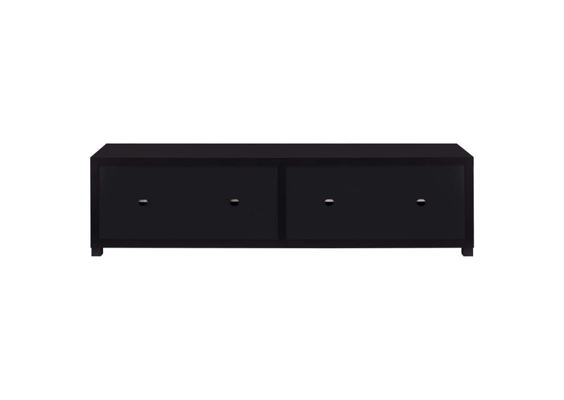 736303 Jupiter 4-door Engineered Wood 79-inch TV Stand Black