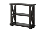 7YC9193936 Yosemite Solid Wood 36X39 Inch Bookshelf In Cafe