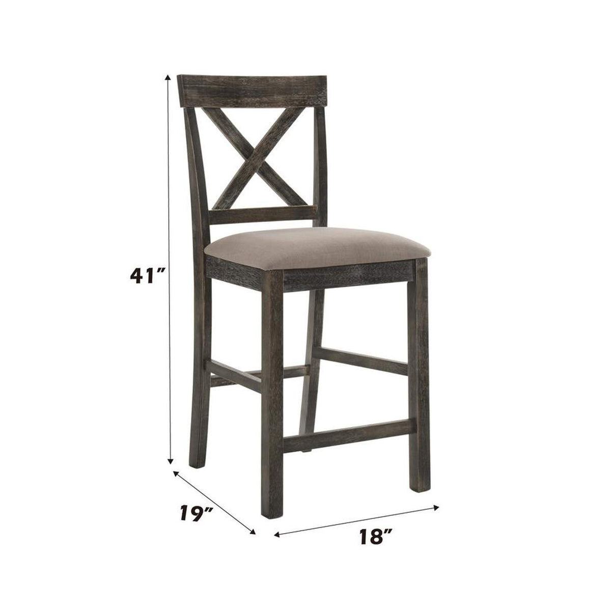 73832 Martha Ii Counter Height Chair - Set of 2