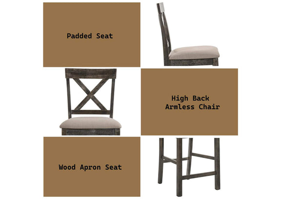 73832 Martha Ii Counter Height Chair - Set of 2