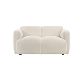 Beige sofa on a white background