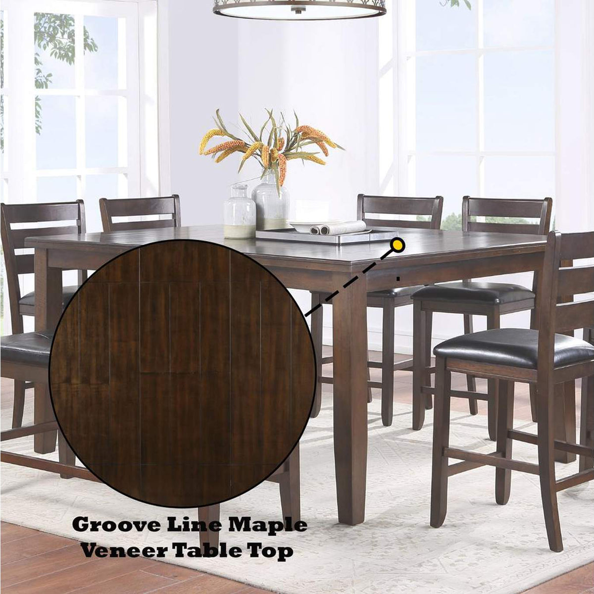 74630 Urbana Counter Height Table