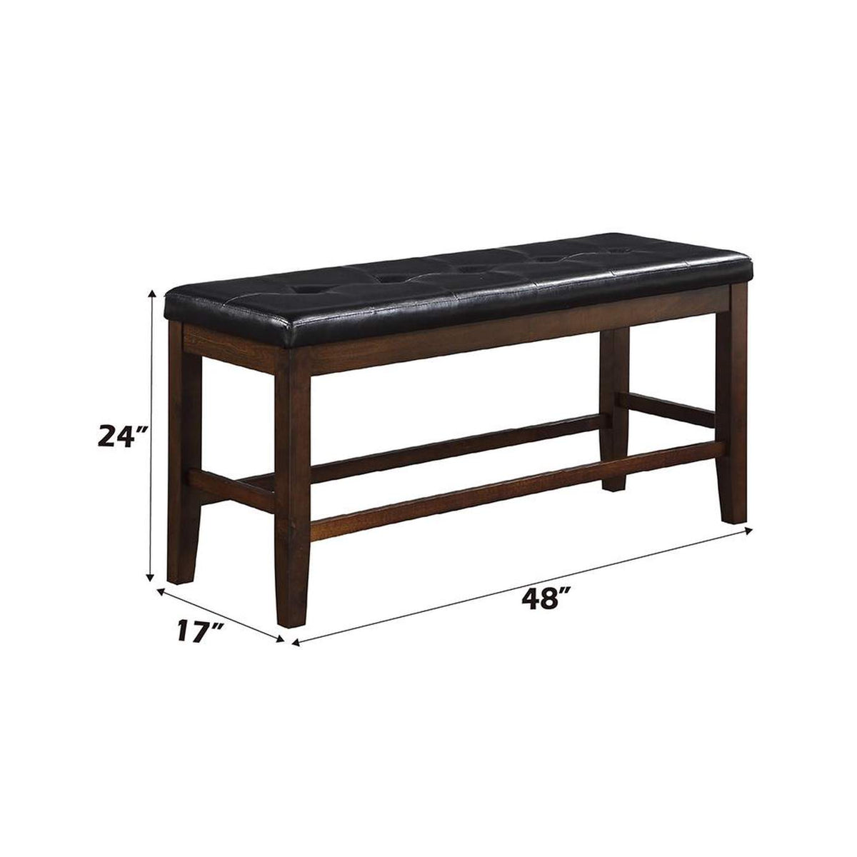74634 Urbana Counter Height Bench