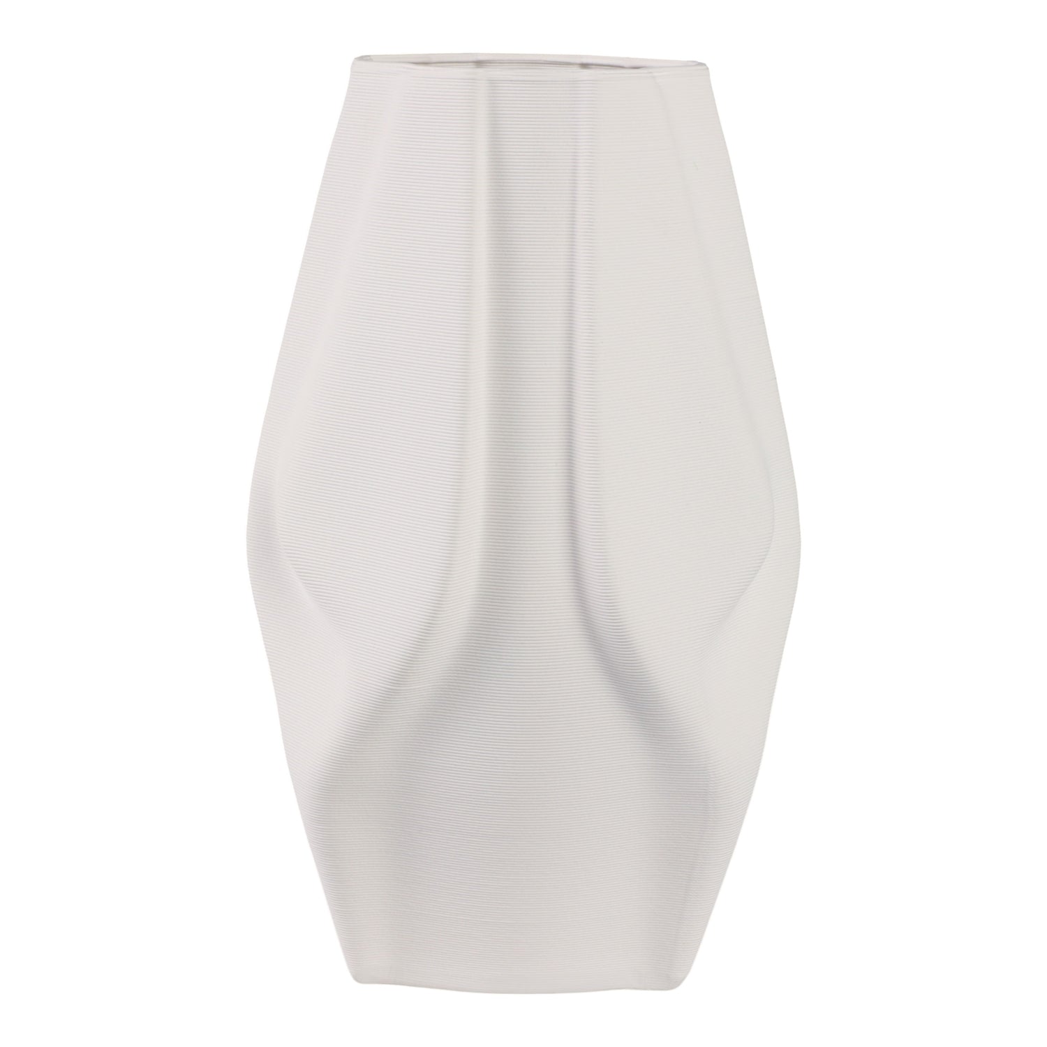 Carver Large 3D Printed Vase - Ivory