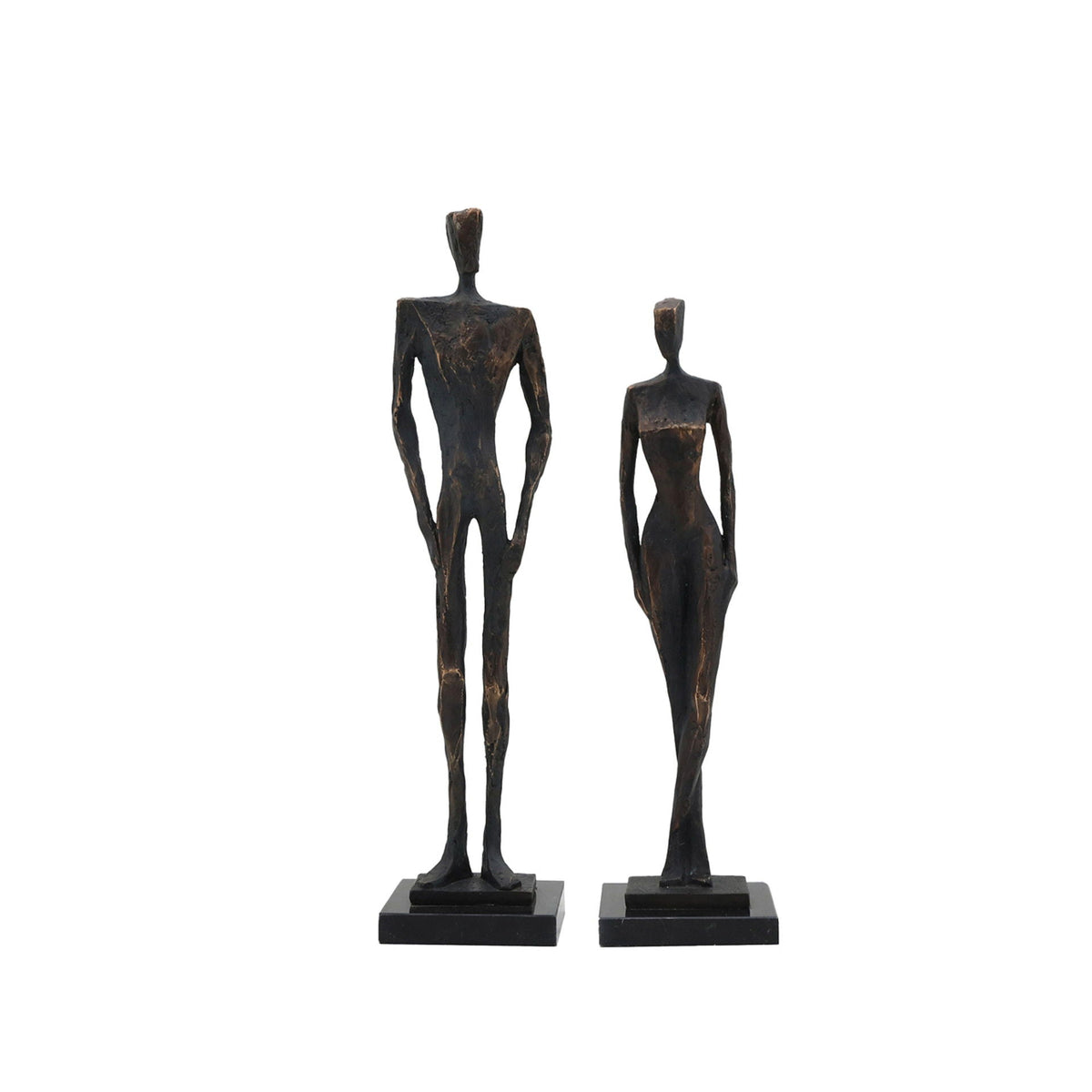 14 / 17" Jimara Statuary (Set of 2) - Bronze