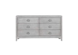 1JQ982A Boho Chic Six - Drawer Dresser In Washed White (2024)