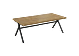 753424 Colmar 3-piece Engineered Wood Coffee Table Set Golden Oak