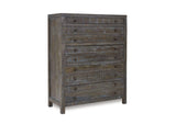 8TR984A Townsend Solid Wood Five Drawer Chest In Gunmetal (2024)