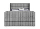 ISABELLA-GREY-KB_W_LED_TV_LIFT_SPKR_&_FPLC ISABELLA GREY KING BED W - LED, TV LIFT, SPEAKER AND FIREPLACE
