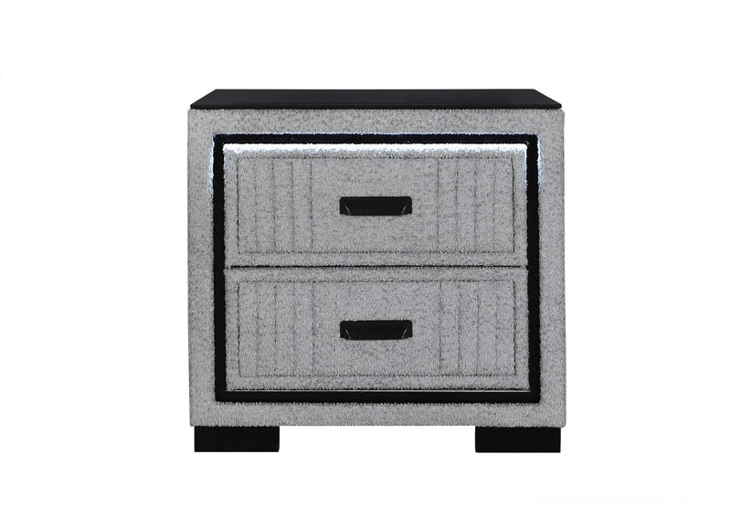 ISABELLA-GREY-NS_W_LED ISABELLA GREY NIGHTSTAND WITH LED
