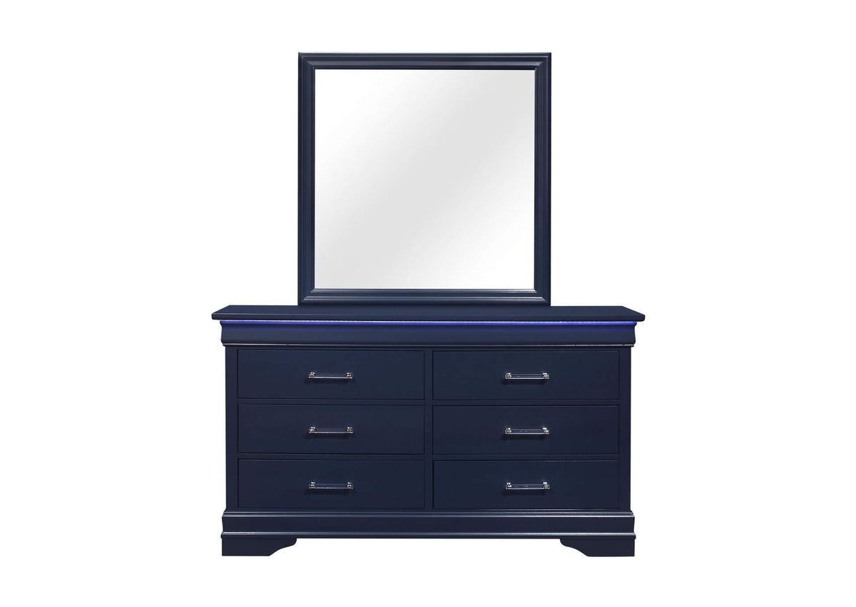 CHARLIE-BLUE-DR_W_LED CHARLIE BLUE DRESSER WITH LED