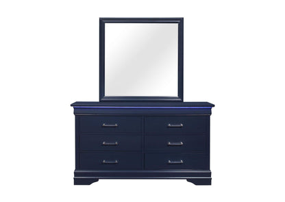 CHARLIE-BLUE-DR_W_LED CHARLIE BLUE DRESSER WITH LED