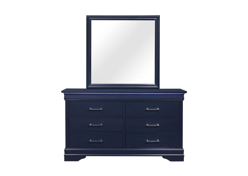 CHARLIE-BLUE-DR_W_LED CHARLIE BLUE DRESSER WITH LED