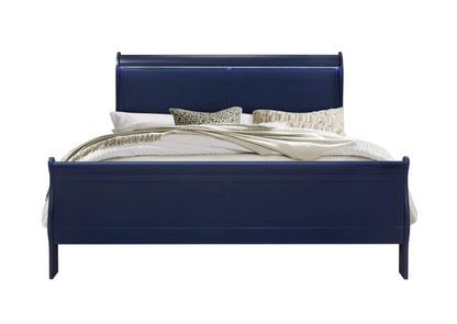 CHARLIE-BLUE-KB CHARLIE BLUE KING BED WITH LED