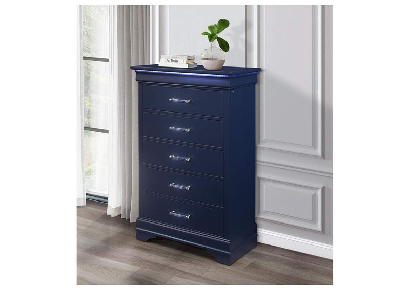 CHARLIE-BLUE-CH_W_LED CHARLIE BLUE CHEST WITH LED