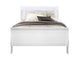 CHARLIE-WHITE-FB CHARLIE WHITE FULL BED WITH LED