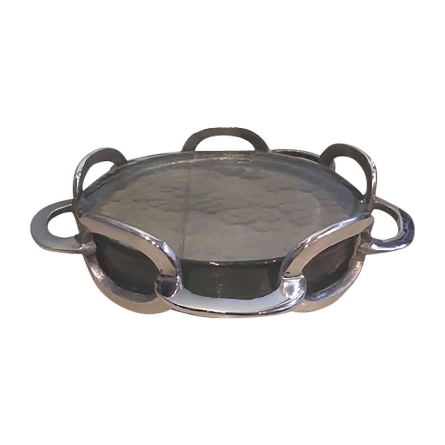 Palmas Small Link Tray - Silver