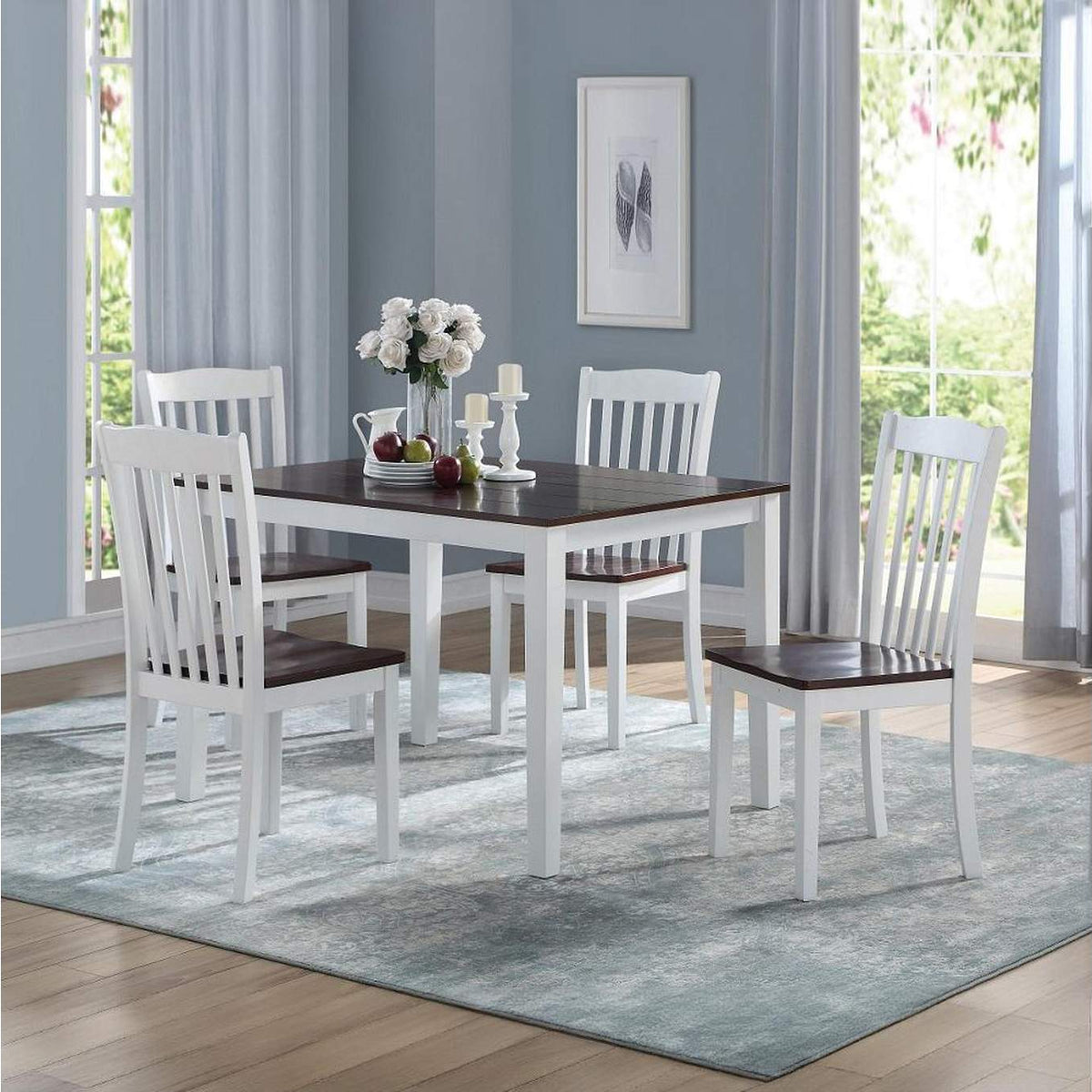 77077 Green Leigh Side Chair - Set of 2