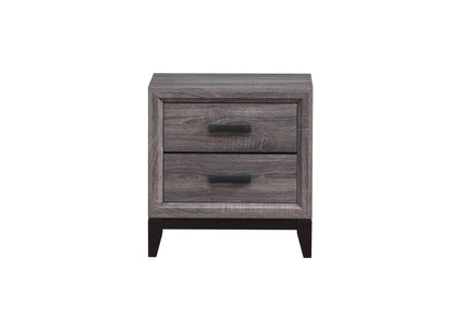 KATE-FOIL_GREY-NS KATE FOIL GREY NIGHTSTAND