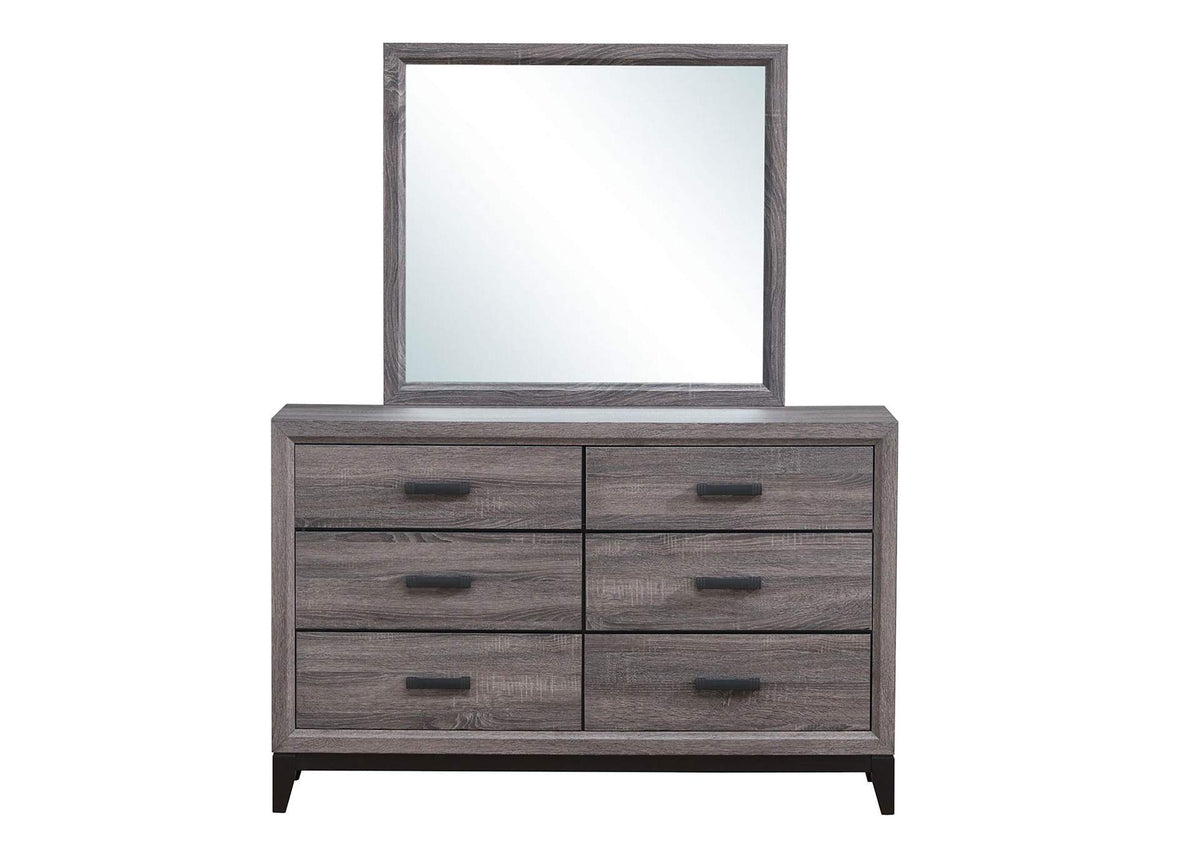 KATE-FOIL_GREY-D KATE FOIL GREY DRESSER