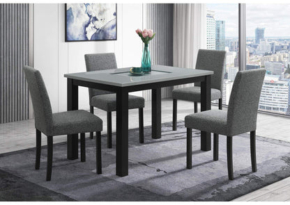D8112DT+4_D8112DC D8112 DINING TABLE WITH 4 D8112 DINING CHAIRS