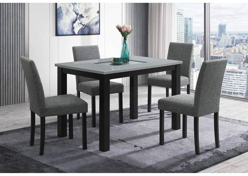 D8112DT+4_D8112DC D8112 DINING TABLE WITH 4 D8112 DINING CHAIRS