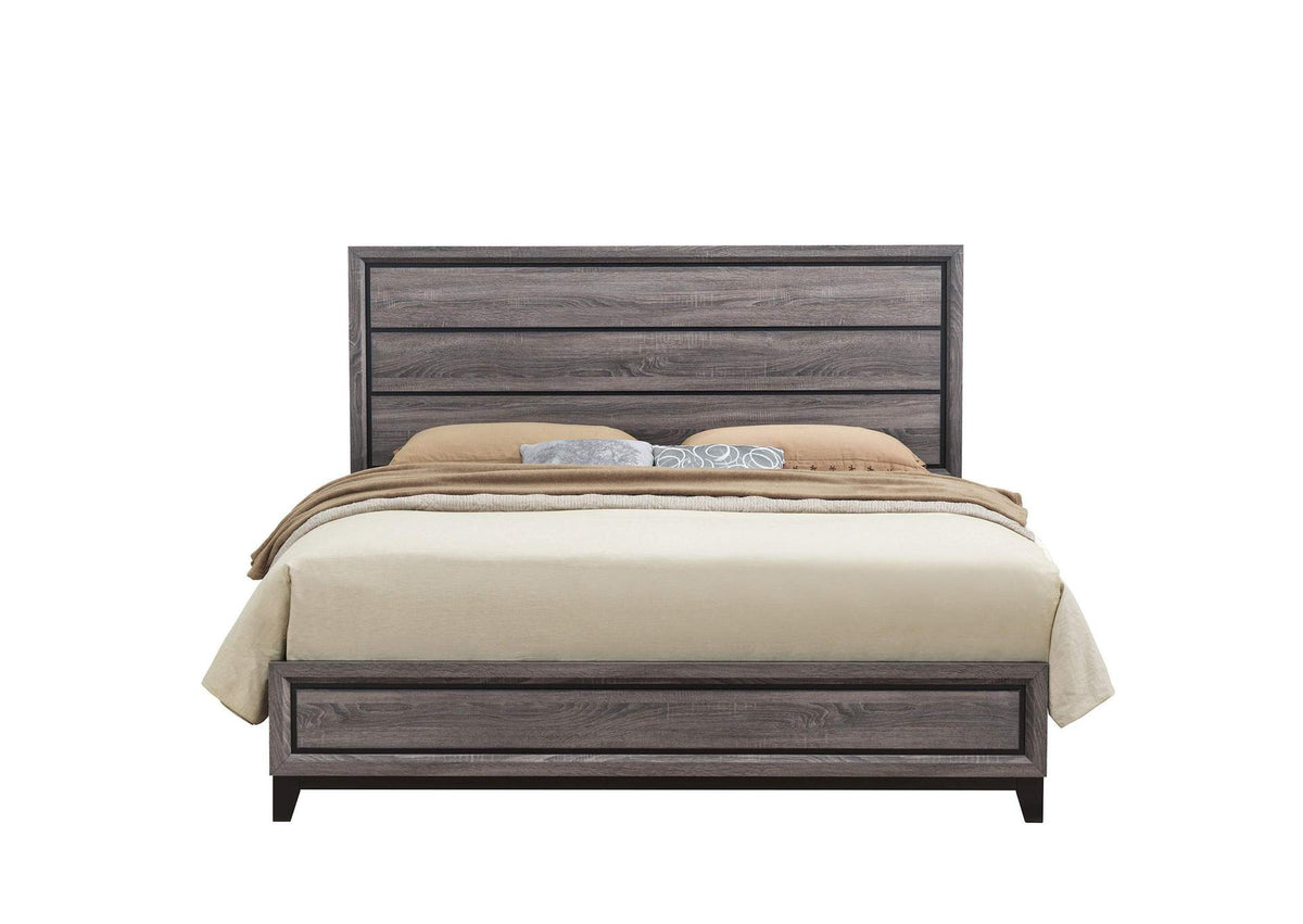 KATE-GR-KB KATE GREY KING BED