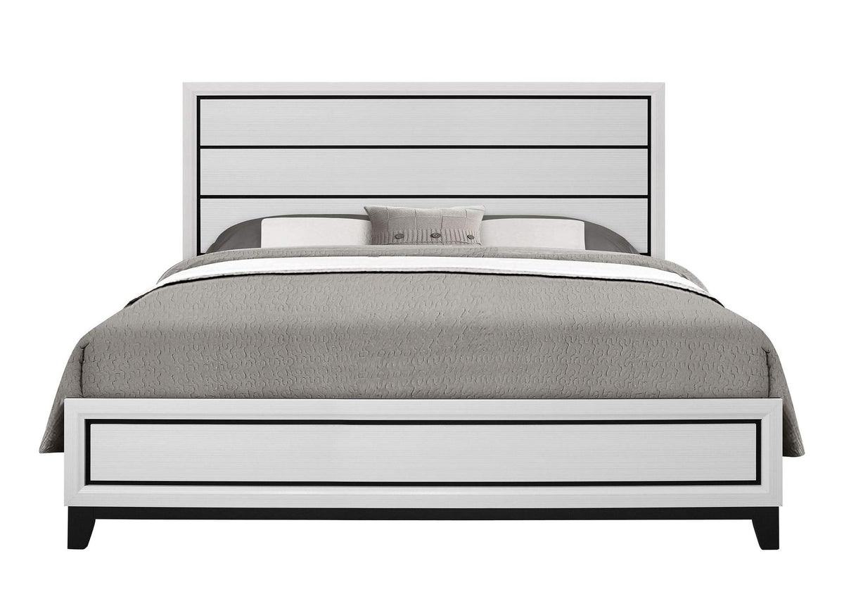 KATE-WH-KB KATE WHITE KING BED