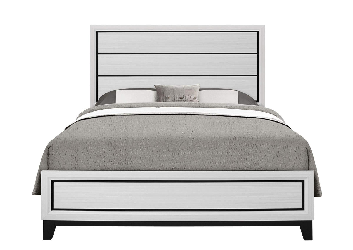 KATE-WH-QB KATE WHITE QUEEN BED
