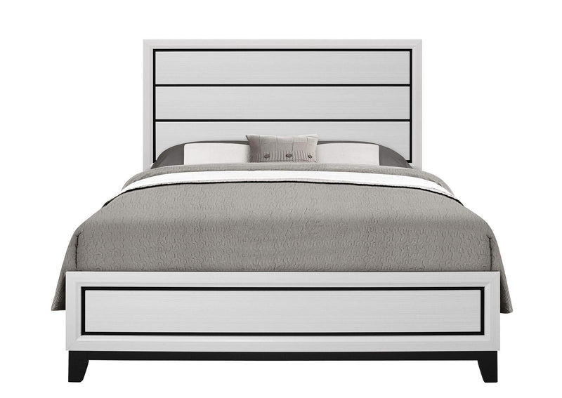 KATE-WHITE-QB_DR_MR_NS KATE WHITE QUEEN BED, DRESSER, MIRROR, NIGHTSTAND