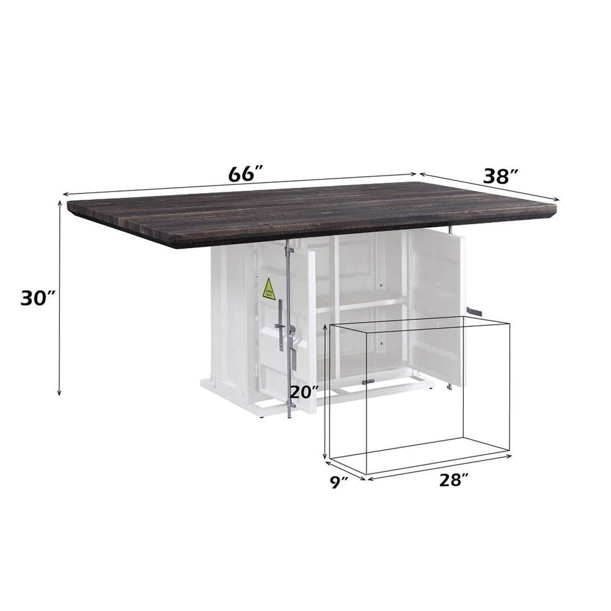 77880 Cargo Dining Table