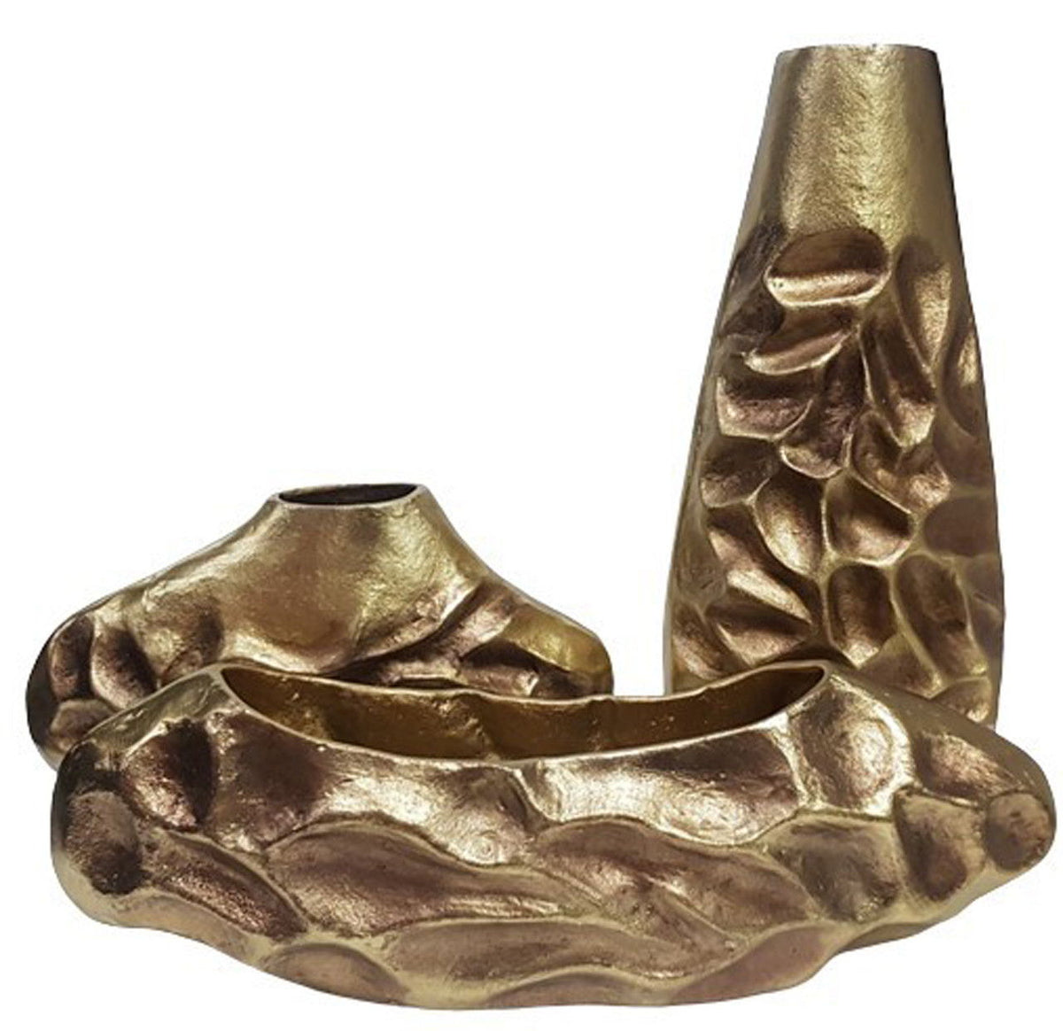 19" Cartwright Hammered Vase - Bronze / Cooper