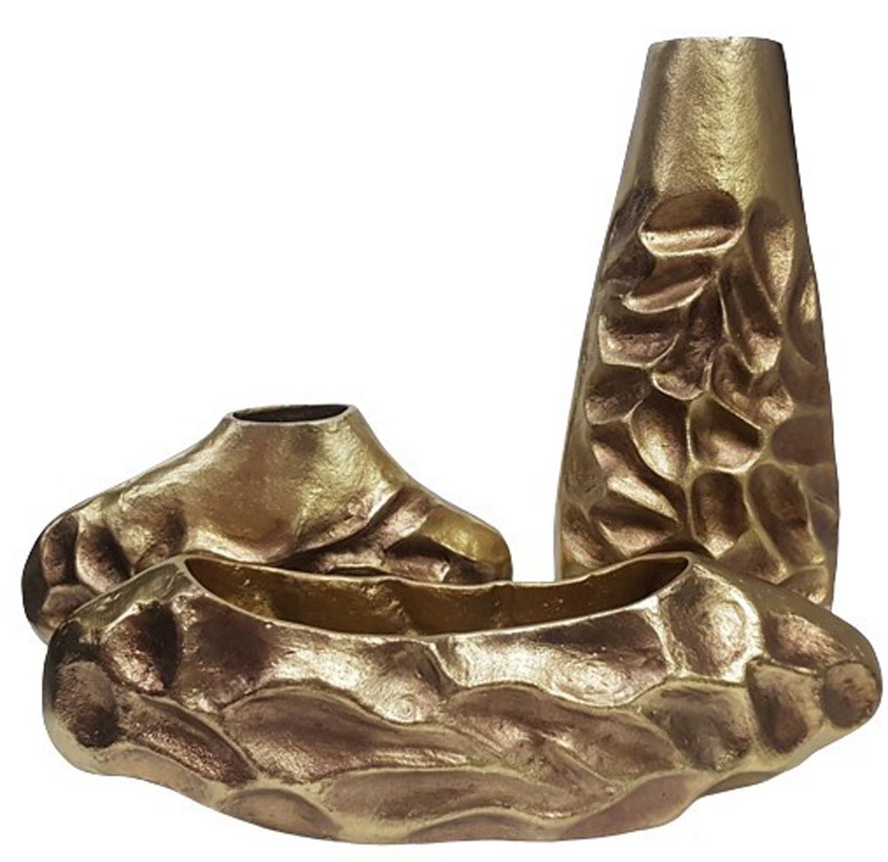 19" Cartwright Hammered Vase - Bronze / Cooper