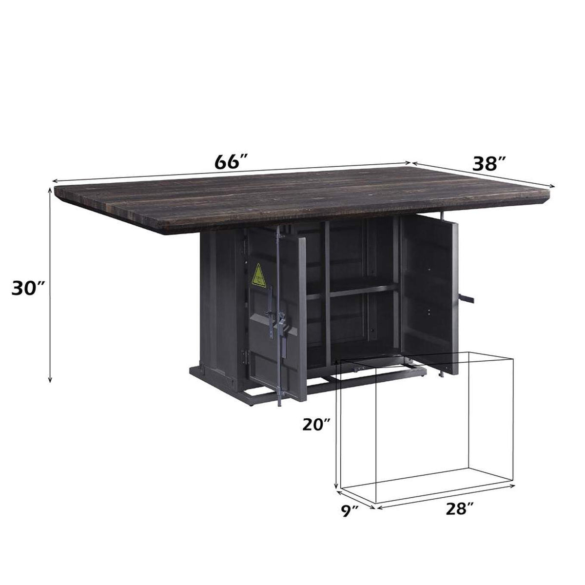 77900 Cargo Dining Table