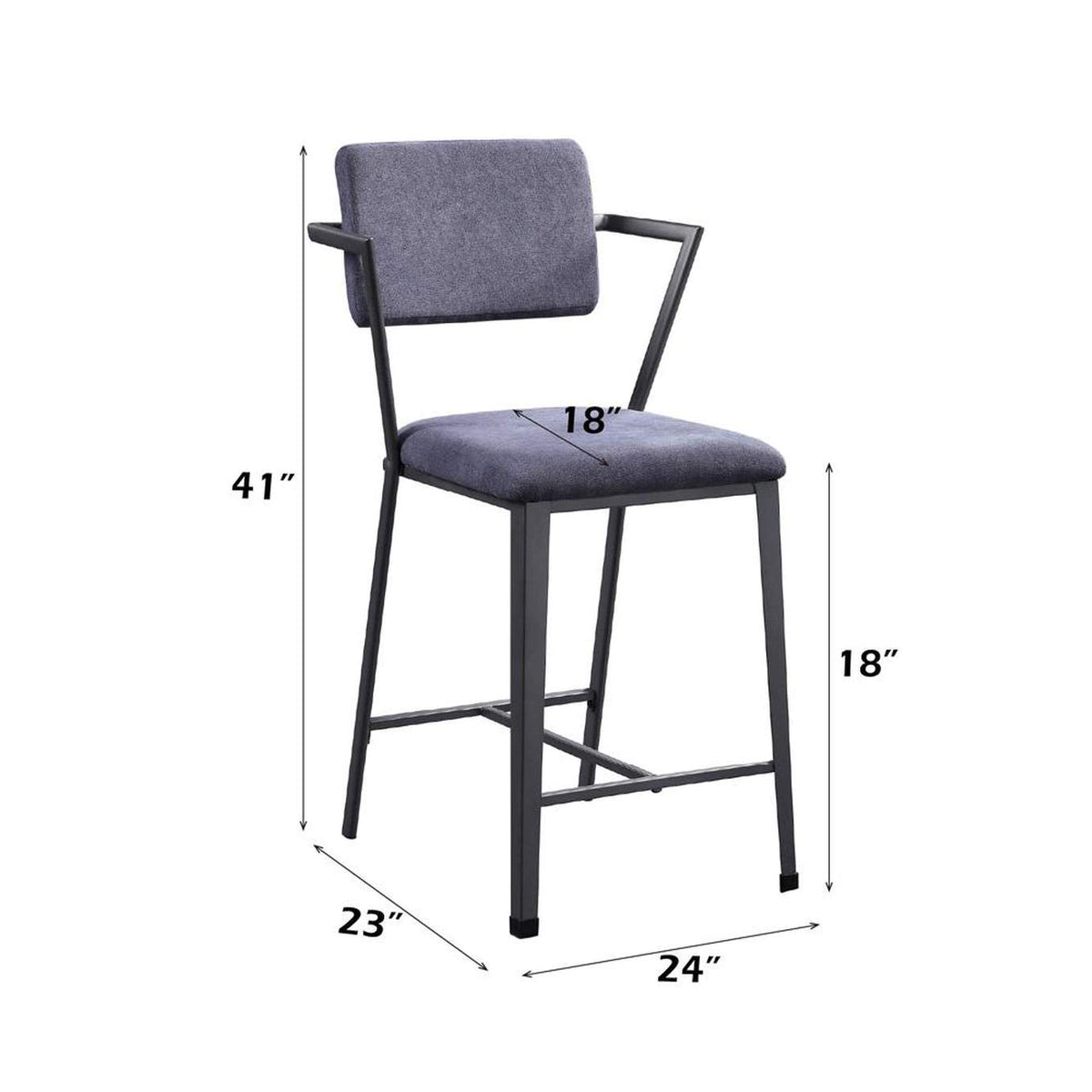 77907 Cargo Counter Height Chair - Set of 2