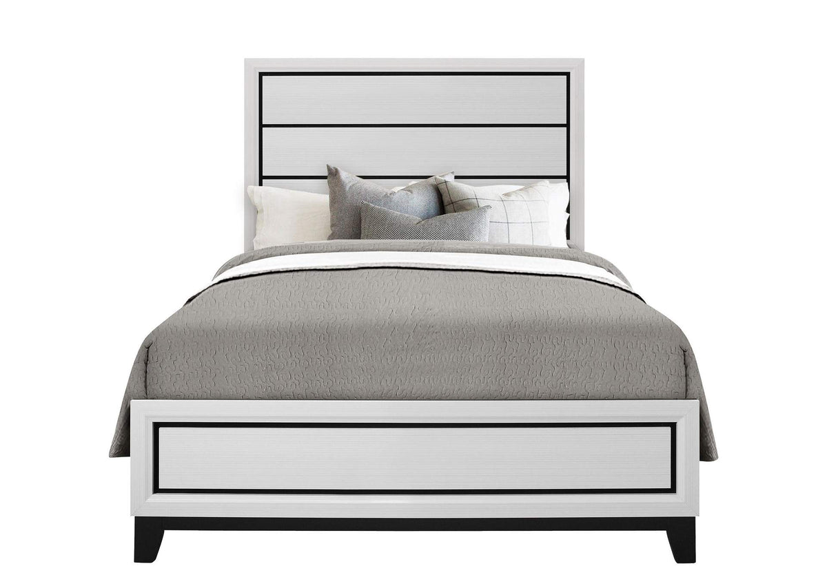 KATE-WH-FB KATE WHITE FULL BED