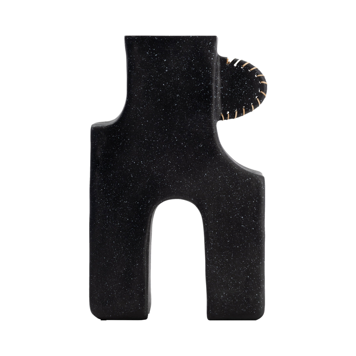 Ecomix 19" Abstract Vase - Black
