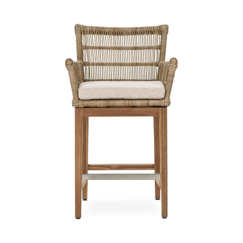 Valerie - Outdoor Counter Stool - Natural