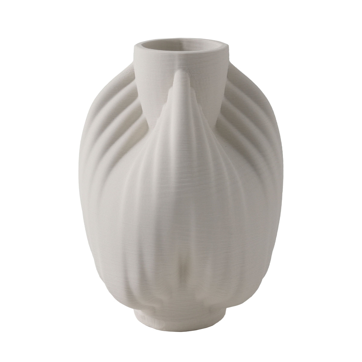 Echo Small 3D Printed Vase - Ivory