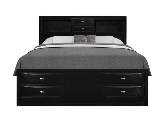 LINDA-BL-FB_M LINDA BLACK FULL BED